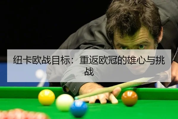 纽卡欧战目标：重返欧冠的雄心与挑战